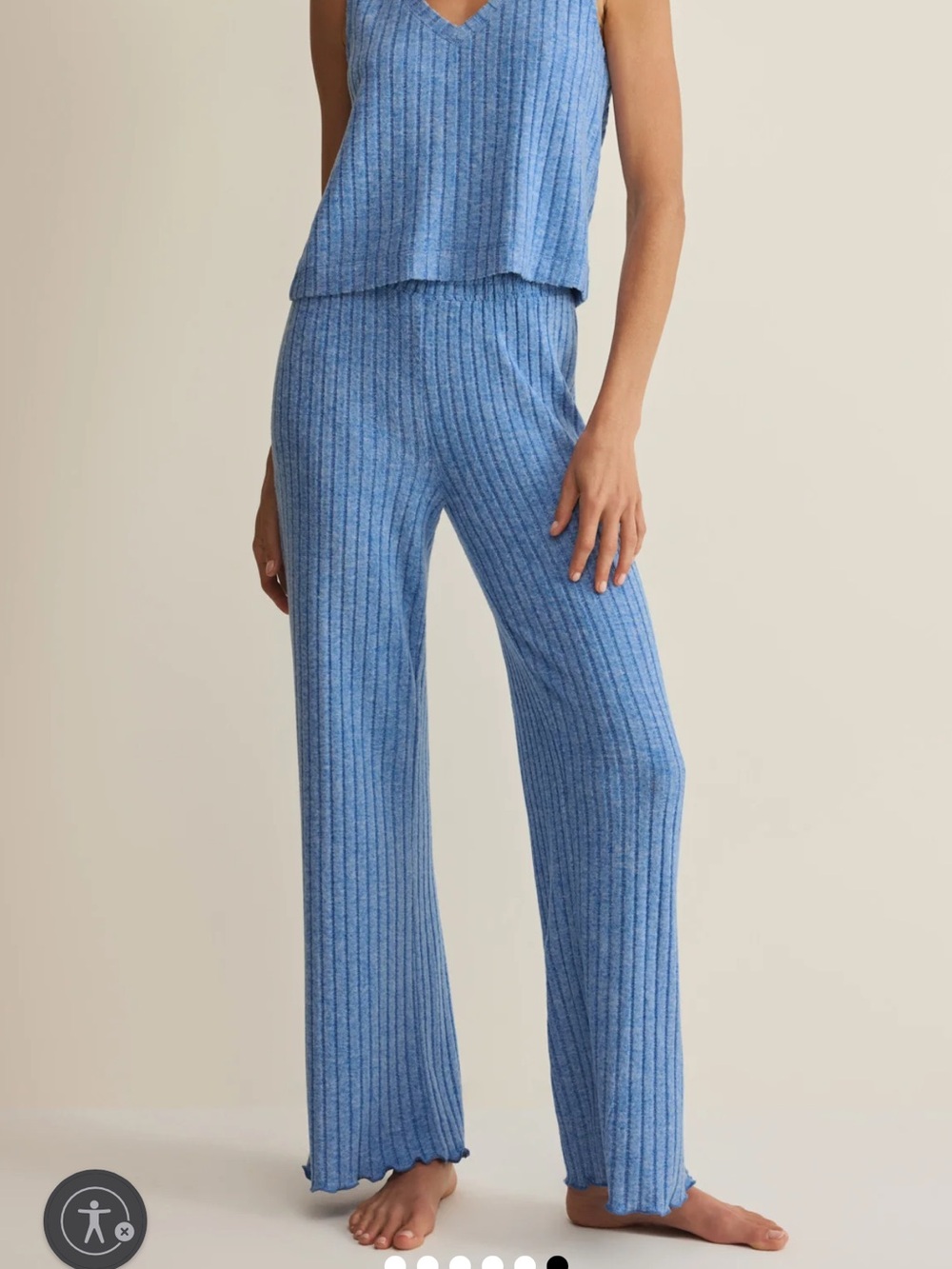 Z Supply Dawn Smocked Silky Rib Pant